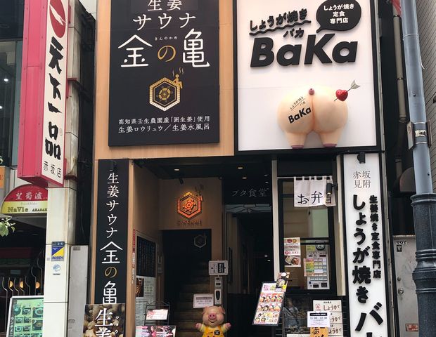 岩塩ブロックサウナ 「金の亀」赤坂見附本店